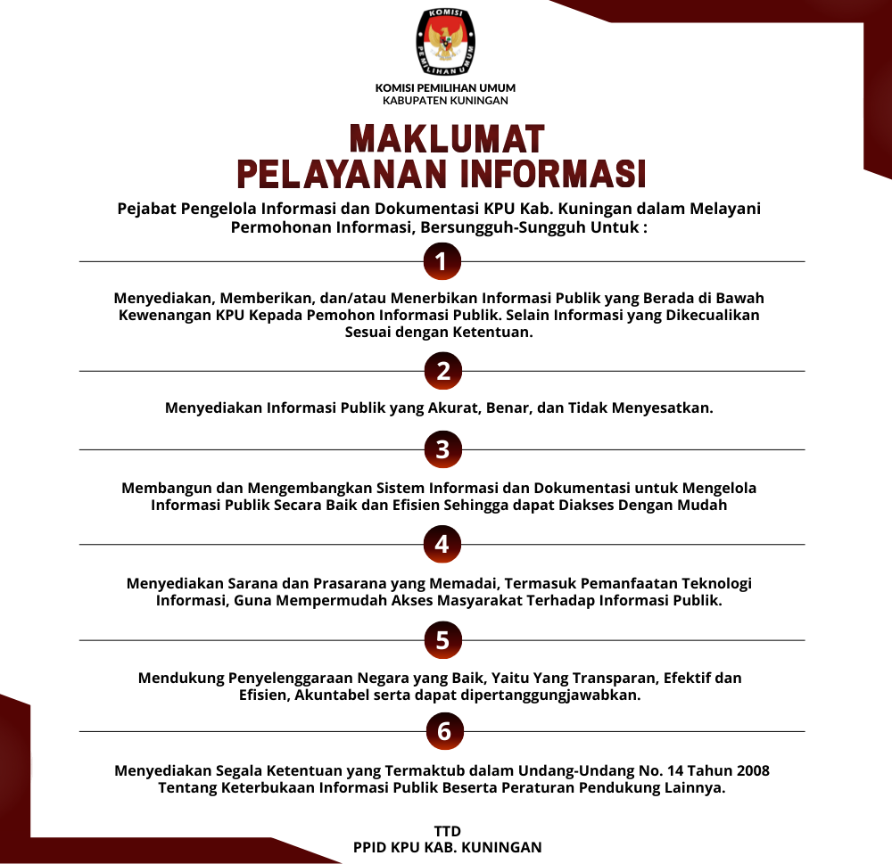 E-PPID - Keputusan Komisi Pemilihan Umum Nomor: 156/Kpts/KPU/ Tahun ...